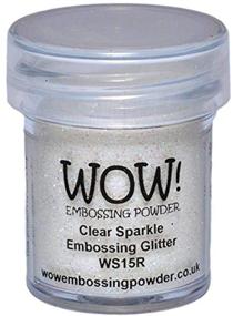 img 1 attached to 💫 Wow Embossing Powder 15ml: Enhance with Clear Sparkle for Eye-catching Designs!