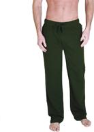 👖 comfortable and stylish french terry pants for men's sleepwear - cherokee clothing logo