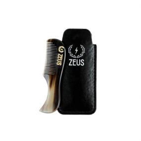 img 4 attached to 🧔 Ручная работа от ZEUS: кожаный чехол для усов с натуральными элементами