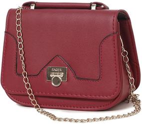 img 4 attached to Handbags Leather Crossbody Satchel Shoulder Women's Handbags & Wallets