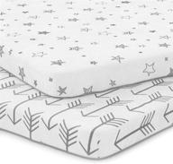 🛏️ kids n’ such pack n play fitted sheets - 2 pack for mattress pad logo