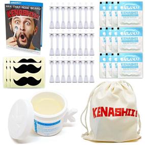 img 3 attached to 👃 Nose Wax Kit – 100g Wax, 24 Applicators. Best Nose Hair Removal Kit by Kenashii. Nose Waxing for Men and Women. 12 Applications, 12 Post-Waxing Balm Wipes, 12 Mustache Guards