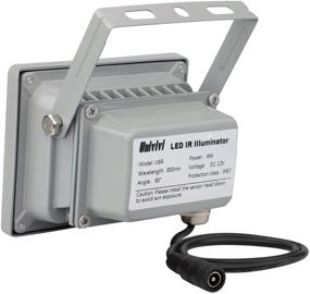 img 3 attached to Инфракрасный иллюминатор Univivi: 850 нм, 6 светодиодов, широкий угол обзора 90 градусов для ночного видения - водонепроницаемый для IP и CCTV камер безопасности.