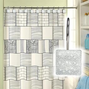 img 1 attached to 🛁 Enhance Your Décor with AGPTEK's 12 PCS Decorative Shower Curtain Hooks for Living Room, Bedroom, and Bathroom