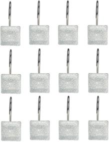 img 3 attached to 🛁 Enhance Your Décor with AGPTEK's 12 PCS Decorative Shower Curtain Hooks for Living Room, Bedroom, and Bathroom