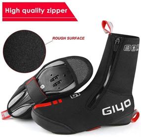 img 3 attached to 🚴 GIYO Waterproof Neoprene Cycling Shoes Covers, S-XXXL - WinterProof Bike Overshoes for Men and Women - Road & Mountain Bike Booties