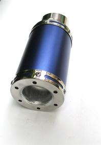 img 2 attached to 🏍️ Enhanced Performance Blue Exhaust System Muffler for GY6 50cc-400cc 4 Stroke Scooters ATV Go Kart