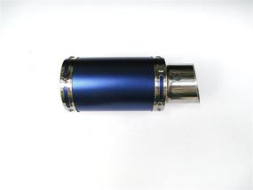 img 3 attached to 🏍️ Enhanced Performance Blue Exhaust System Muffler for GY6 50cc-400cc 4 Stroke Scooters ATV Go Kart