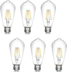 img 4 attached to 💡 Dimmable Vintage Edison Industrial Electrical Lumens: Antique Style