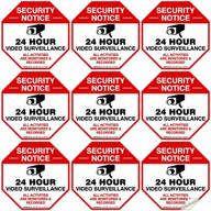 🔒 secureshield surveillance stickers: protected and resistant decals for enhanced safety логотип