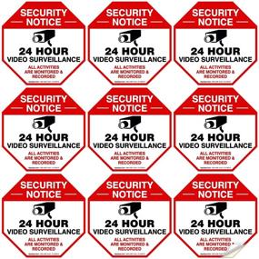 img 4 attached to 🔒 SecureShield Surveillance Stickers: Protected and Resistant Decals for Enhanced Safety