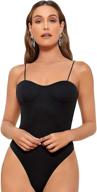 купальник sweatyrocks sweetheart bodycon bodysuit логотип