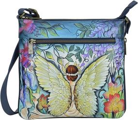 img 4 attached to Anuschka Cleopatra's Women's Handbags & Wallets - Expandable Crossbody Original
