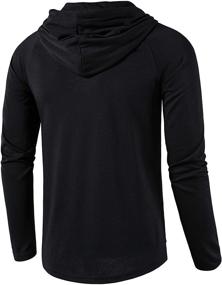 img 2 attached to SIR7 Workout Pullover Lightweight Sweatshirts Men's Clothing in Active