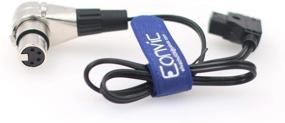 img 3 attached to Eonvic D-Tap Male to 4 Pin XLR Female Right Angle Adapter Power Cable - Ideal for DSLR Camcorders (Straight Cable)