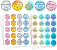 stickers holographic container homemade waterproof logo