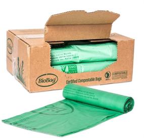 img 4 attached to 🌱 BioBag (USA) The Original Compostable Bag: 23 Gallon, 120 Count, 100% Certified Compostable Trash Bag Liners – Buy Now!