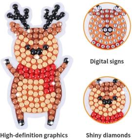img 2 attached to EZAKKA Рождественская наклейка для алмазной живописи