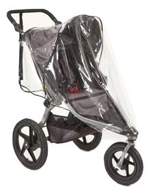 img 2 attached to ☔️ Sasha's Rain and Wind Cover for Baby Jogger City Mini/ City Mini GT and Bob Revolution Jogger Strollers: Ultimate Protection in Bad Weather