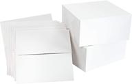 🎁 set of 15 white paper gift boxes with lids, 8 x 8 x 4inch - ideal for gifts, crafting, cupcakes logo