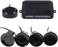 🚗 frostory car reverse backup parking sensor radar system: waterproof sensors, detection distance 30~150cm - 4 packs x60d (black) logo