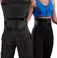 🔥 copper fit rapid relief back support brace with hot and cold therapy, black, one-size fits all logo