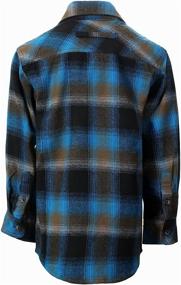 img 3 attached to Gioberti Flannel Shirt Black Highlight for Boys: Trendy Clothing in Tops, Tees & Shirts