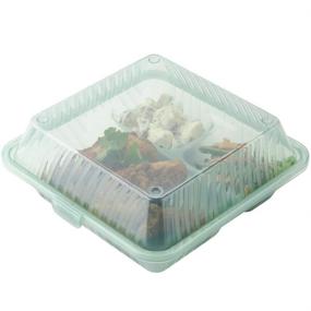 img 4 attached to 🥡 ECO Takeouts - Enterprises 3-Compartment Polypropylene EC 09 1 JA EC