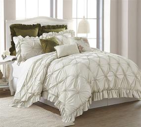 img 4 attached to Amrapur Overseas 38EBJQCF Comforter Sets King