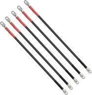 🔋 club car ds 1995-up 48 volt golf cart battery cable set - 4 gauge, set of 5 logo