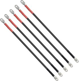 img 4 attached to 🔋 Club Car DS 1995-Up 48 Volt Golf Cart Battery Cable Set - 4 Gauge, Set of 5