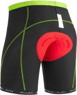 przewalski mens cycling underwear shorts: 3d padded bike undershorts with silicone leg grippers - ultimate comfort for mtb and road cycling logo