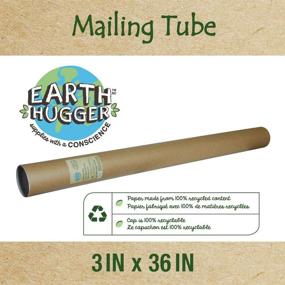 img 2 attached to Earth Hugger Mailing Tube 37022 EH: Eco-Friendly Packaging Solution for Sustainable Shipping