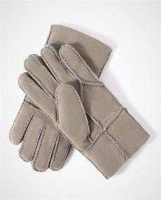 img 1 attached to 🧤 YISEVEN Sheepskin Shearling Leather Mittens for Men's Accessories in Gloves & Mittens