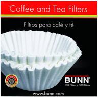☕ bunn 10/12-cup size coffee filters, 100-pack, white logo