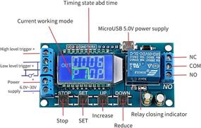 img 3 attached to ⏲️ MakerHawk Time Delay Relay: 12V 5V USB Controller Board with LCD Display for Delay-Off Timer Control Switch