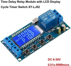 img 4 attached to ⏲️ MakerHawk Time Delay Relay: 12V 5V USB Controller Board with LCD Display for Delay-Off Timer Control Switch