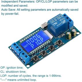 img 1 attached to ⏲️ MakerHawk Time Delay Relay: 12V 5V USB Controller Board with LCD Display for Delay-Off Timer Control Switch