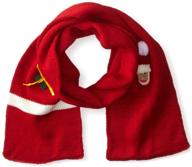 🎄 kidorable маленький акриловый шарф: рождественские модные шарфы для девочек' аксессуары. логотип