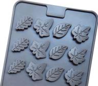 2 psc mini skater 24-cavity leaf shape silicone mold - ideal for soap, candle, candy, chocolate making & more (leaf shape mold) logo