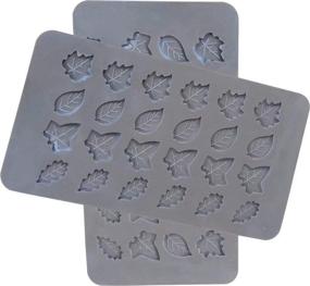 img 2 attached to 2 PSC Mini Skater 24-Cavity Leaf Shape Silicone Mold - Ideal for Soap, Candle, Candy, Chocolate Making & More (Leaf Shape Mold)