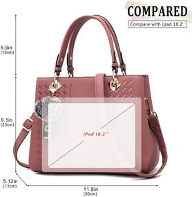 img 2 attached to 👜 Stylish SYKT Women's Satchel Purses: Handbags & Shoulder Bags with Matching Wallets