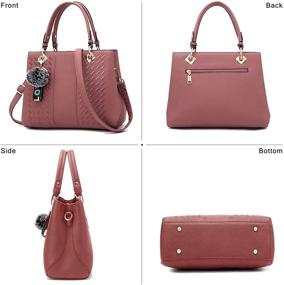 img 3 attached to 👜 Stylish SYKT Women's Satchel Purses: Handbags & Shoulder Bags with Matching Wallets