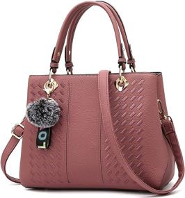 img 4 attached to 👜 Stylish SYKT Women's Satchel Purses: Handbags & Shoulder Bags with Matching Wallets