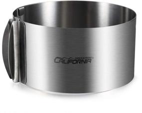 img 4 attached to 🎂 California Cade Electronic Stainless Steel Adjustable Cake Mousse Mold Ring - 6 to 12 Inch, Ideal for Baking & Decorating Cakes