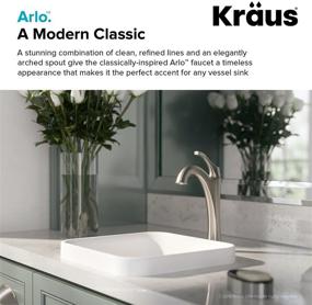 img 1 attached to 🚰 Stainless Steel Kraus KVF 1200SFS Bathroom Faucet