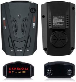 img 2 attached to 🚗 Laser Radar Detector for Cars: Voice Alert, Car Speed Alarm System | City/Highway Mode 360° Detection Radar Detectors with LED Display