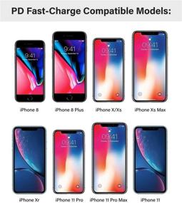 img 2 attached to 🔌 (Apple Certified) Galvanox 1-PC Lightning Fast iPhone Wall Charger Plug | iPhone 11/12/13/Pro Max (20W PD Technology)