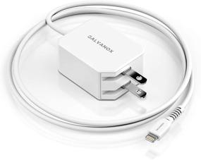 img 1 attached to 🔌 (Apple Certified) Galvanox 1-PC Lightning Fast iPhone Wall Charger Plug | iPhone 11/12/13/Pro Max (20W PD Technology)