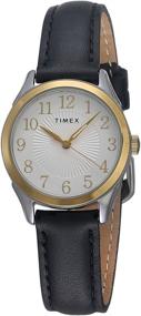 img 4 attached to Женские часы Timex Briarwood с кожаным ремешком.